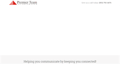 Desktop Screenshot of premierteaminc.com